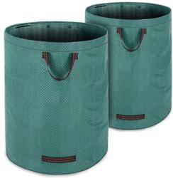 Gardebruk Sac pentru deșeuri de grădină GARDEN, set 2 piese, 67x77cm, verde Cos de gunoi