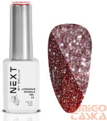  Next By Zellia Gél Lakk 10Ml - Luminous Sparkle Gel - 015 (LSG-015)