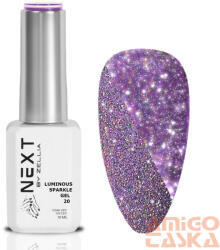  Next By Zellia Gél Lakk 10Ml - Luminous Sparkle Gel - 020 (LSG-020)