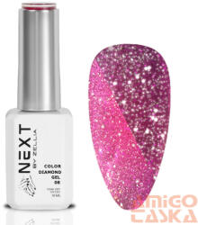  Next By Zellia Gél Lakk 10Ml - Color Diamond Gel- 008 (DMG-008)