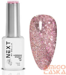  Next By Zellia Gél Lakk 10Ml - Luminous Sparkle Gel - 007 (LSG-007)