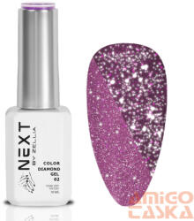  Next By Zellia Gél Lakk 10Ml - Color Diamond Gel- 002 (DMG-002)