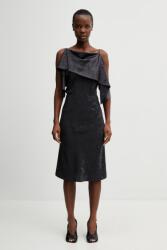 MM6 Maison Margiela aszimmetrikus ruha - fekete M