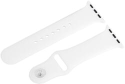  Műanyag okosóra szíj (Apple Watch kompatibilis), fehér színű, normál hossz, 38/40/41/42 mm (9371-0)