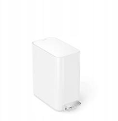 simplehuman Slim Pedálos szemeteskosár 5 l Fehér (CW2102)