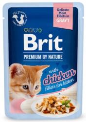 Brit Nedves macskaeledel Brit csirkemell filé szószban 85g