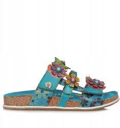 Laura Vita Női flip-flop papucs Laura Vita 0007769 Brcyano 36- Trquoise A8 kék (Laura Vita 0007769)