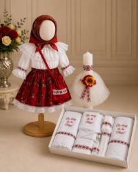 Magazin Traditional Set Traditional Botez - Costumas Trusou Lumanare Carmen 2