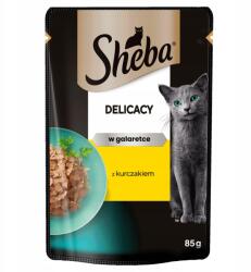 Sheba Delicacy 85g nedves macskaeledel csirke darabok zselében