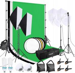  Stúdió Világítás Folyamatos Fgen Fotó Állvány Softbox Szett 3AZ1BEN (JOB-B0C2vwv)