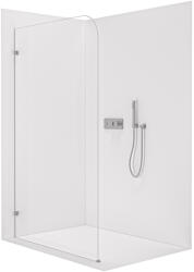 Cerano - Orbis bal/jobb beépített zuhanykabin - 8 mm - króm, átlátszó üveg - 70x200 cm (CER-682231)