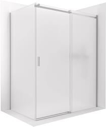 Cerano - Santoro zuhanykabin - jobbos - 6 mm - króm, matt üveg - 130x80 cm - tolóajtó (CER-665842)