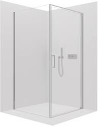 Cerano - Zuhanykabin Porte B/J - 8 mm - króm, átlátszó üveg - 90x70x195 cm - forgatható (CER-413531)