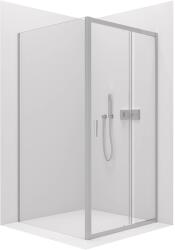 Cerano - Zuhanykabin Varone LINE B/J - 6 mm - króm, átlátszó üveg - 110x80x195 cm - tolóajtó (CER-DY505-90105)