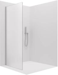 Cerano - Santoro oldalfal - jobb - 6 mm - króm, matt üveg - 100x195 cm - egy darabból álló fix (CER-663211)