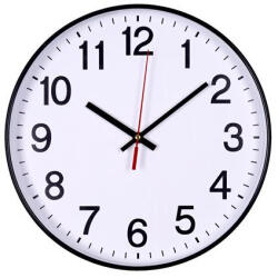 Office Falióra, 30 cm, OFFICE PRODUCTS, fekete keret (13223011-05) - eztkapdki