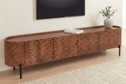 Nobile Design TV asztal Nobile 200 cm 3D barna mangófa