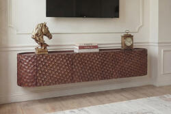 Nobile Design függő TV asztal Nobile 160 cm 3D barna mangófa