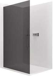 Cerano - Walk-in Crystal bal/jobb zuhanykabin - 8 mm - merevítő nélküli rendszer - króm, grafitüveg - 70x200 cm (CER-8050BD6602)