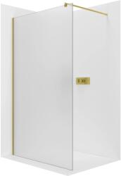 Cerano - Zuhanykabin Onyx kerek bal/jobb - 8 mm - kerek tartó - arany, matt üveg - 140x200 cm (CER-8050BD272)