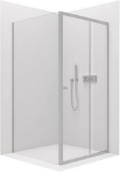 Cerano - Zuhanykabin Varone POINT B/J - 6 mm - króm, átlátszó üveg - 140x90x195 cm - tolóajtó (CER-DY50514090)