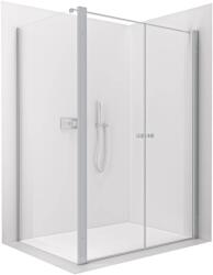 Cerano - Zuhanykabin Antelo B - B/J - 6 mm - króm, átlátszó üveg - 116x60 cm - forgatható (CER-666685)