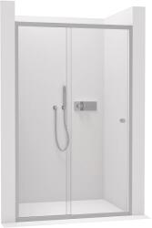 Cerano - Varone POINT B/J tolóajtó zuhanykabinhoz - 6 mm - króm, átlátszó üveg - 110x195 cm (CER-DY505-110-195)