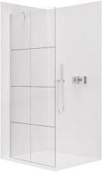 Cerano - Zuhanykabin Onyx YL/P - 8 mm - króm, ipari üveg - 150x200 cm (CER-8050BD1398)