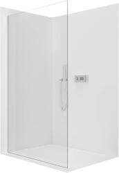 Cerano - Walk-in Crystal bal/jobb zuhanykabin - 8 mm - merevítő nélküli rendszer - króm, átlátszó üveg - 60x200 cm (CER-8050BD6808)