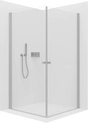 Cerano - Zuhanykabin Antelo Duo B/J - 6 mm - króm, átlátszó üveg - 80x70x190 cm - forgatható (CER-8050BD158)
