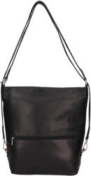 Sendi DESIGN Geantă/rucsac din piele pentru femei SendiDesign Milagros - negru