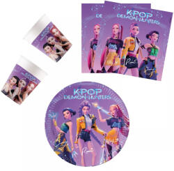  K-pop Démonvadászok Honmoon party szett 36 db-os 23 cm-es tányérral NET0594 (NET0594)