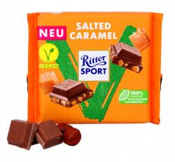 Ritter SPORT Csokoládé Ritter Sport 100g Só Karamell Vegán Vegan Vege Vegán Tej (4000417107107)