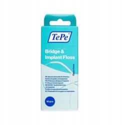 TePe Bridge&Implant Floss fogselyem 30 db (7317400014289)