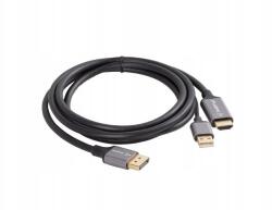 Lanberg HDMI(M)-Displaypor(M) kábel 1.8M 4K fekete (CA-HDDP-20CU-0018-BK)