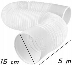  Erős Légkondicionáló Cső Hossz 5m Átmérő 15cm Rugalmas Harmonika (RURA KLIMATYZACJA 5m 15cm SOLIDNA HARMONIJKA)