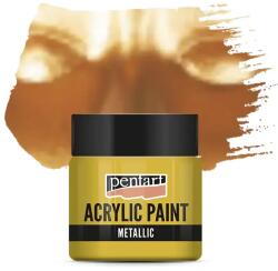 Pentart metál akrilfesték, 50 ml - antikarany