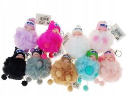 ADAR Kulcstartó Alvó Bobas Baba Puha Pompon karabiner (7513)