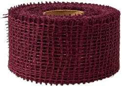 Valex Decor Juta szalag 5cm x 9m - Wine red (PD59-80)