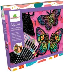 Sycomore Set creativ cu markere metalice, Fluturi