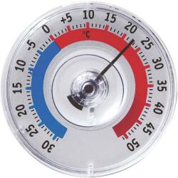 TFA Kültéri ablakhőmérő tapadókorongos Twatcher kerek 80mm Sb Tfa (09816327215)
