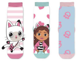 Trenýrkárna Комплект от три - детски чорапи Gabby's Dollhouse многоцветни (41284/pink) Trenýrkárna | Rozov Mnogotsveten | Момчешки | 23-26