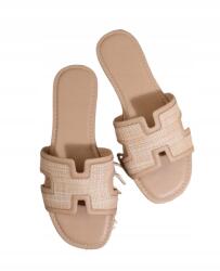 Shein Női Flip-flop Papucs Bézs 42, 5 (353643547563)