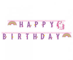 Procos Banner Happy Birthday - Unicorn 185 cm