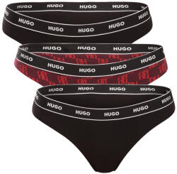 HUGO Комплект от три - дамски тангa HUGO многоцветни HUGO | Cheren Cherven Mnogotsveten | ЖЕНИ | S - zoot - 116,18 лв