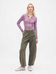 GAP Средно седящи панталони Twill Barrel GAP GAP | Zelen | ЖЕНИ | 14