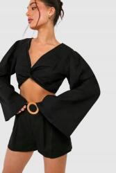 Boohoo Elegáns Női Rövidnadrág Övvel 38-AS