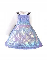Shein Holografikus Lány Ruha 92cm Logó