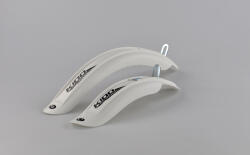 DSX Set 2 aparatori roti biciclete, Simpla KIDO SDS 16 , culoare alb (B344)