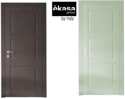 èkasa group Интериорна врата с каса EKASA LIGHT 80×210×12 см - Дясна, Магнитна брава, Двуцветна Antracite/Salvia (SO-810/ANTR/SALVIA)